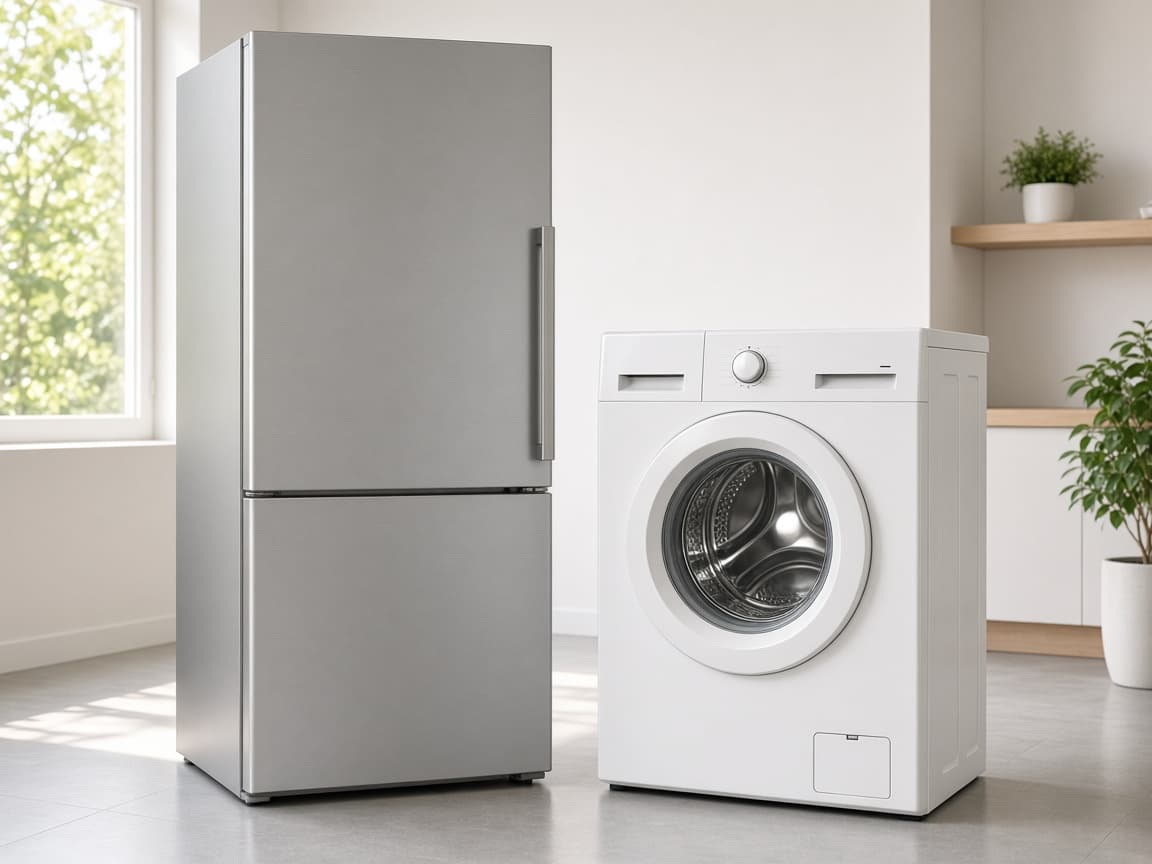 Refrigerator and washing machine at Prem Agencies, Hadapsar